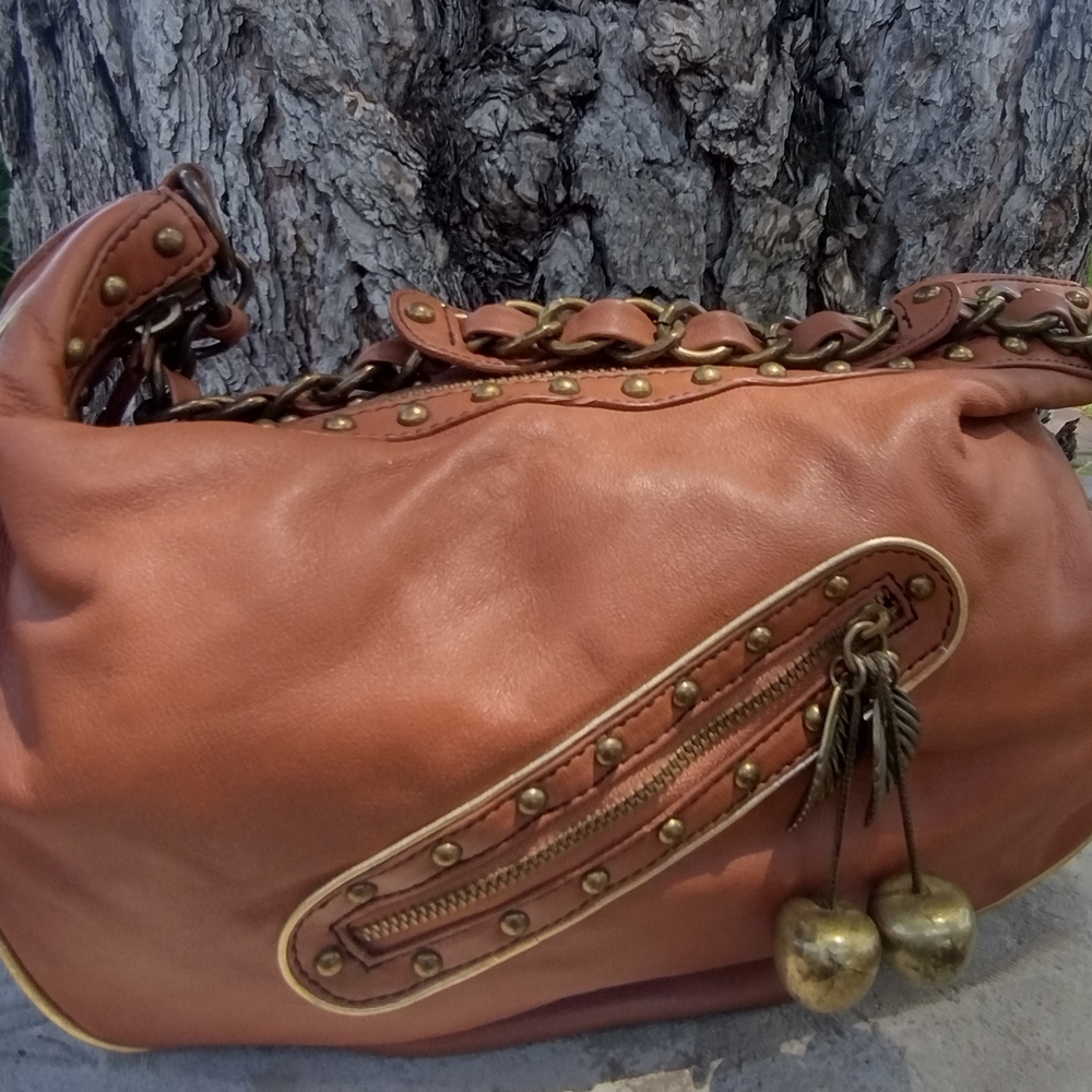 SOLD Leather Studded Women's Bag